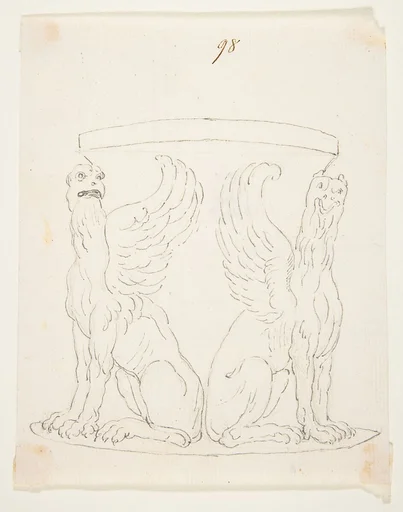 Design for a Vessel with Two Griffons