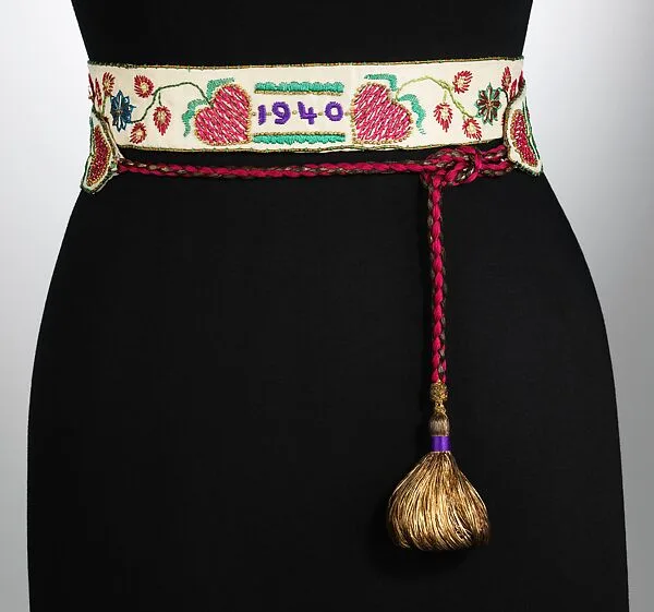 Evening belt — Elsa Schiaparelli