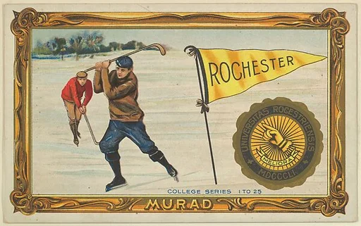 Rochester, version one, part of the College Series cabinet cards (T6)