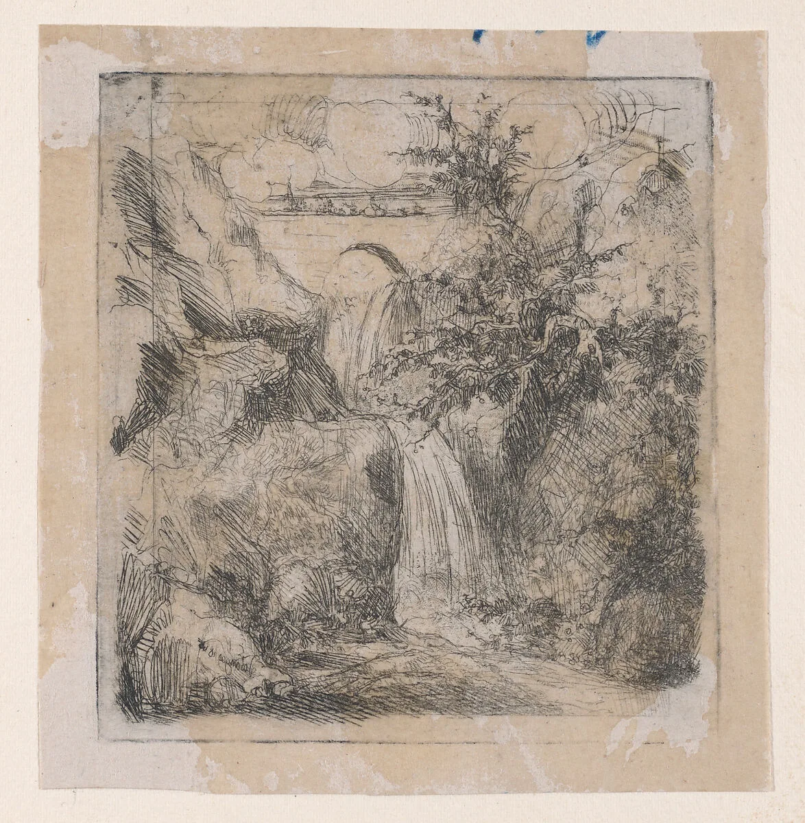 Les Cascades (The Waterfalls) — Rodolphe Bresdin