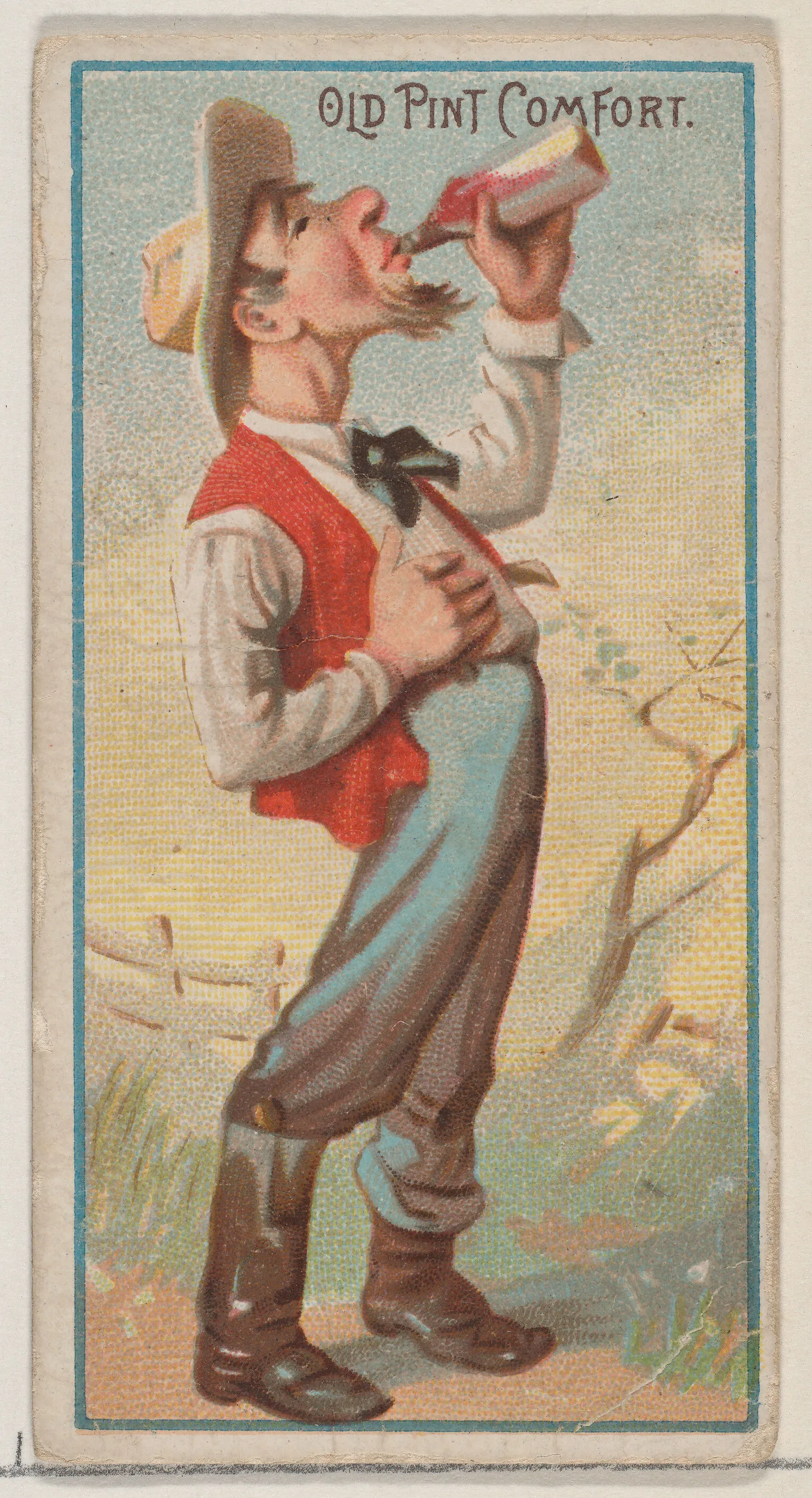 Old Pint Comfort, from the Jokes series (N87) for Duke brand cigarettes — W. Duke, Sons & Co.|George S. Harris & Sons