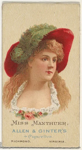 Miss Manthuer, from World's Beauties, Series 2 (N27) for Allen & Ginter Cigarettes