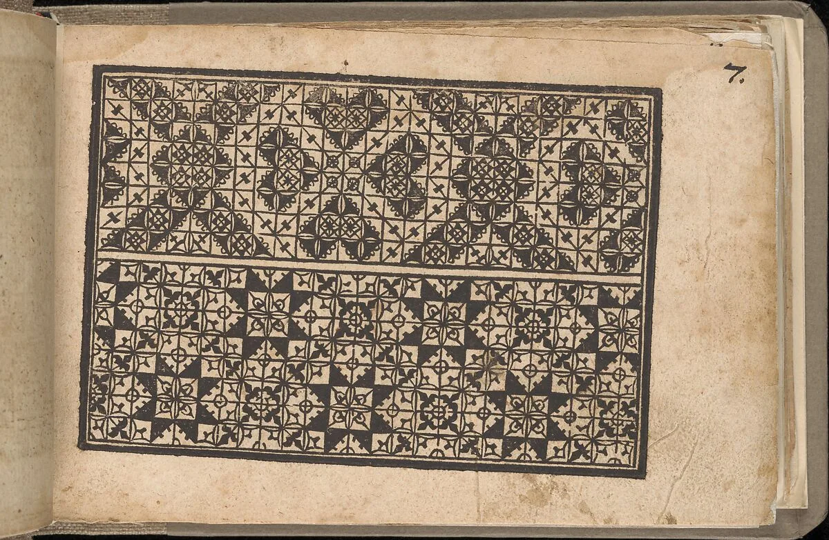 Schön newes Modelbuch (Page 7r) — Sigismundus Latomus