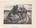 People in a Boat — Robert Blackburn