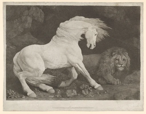A Horse Affrighted at a Lion