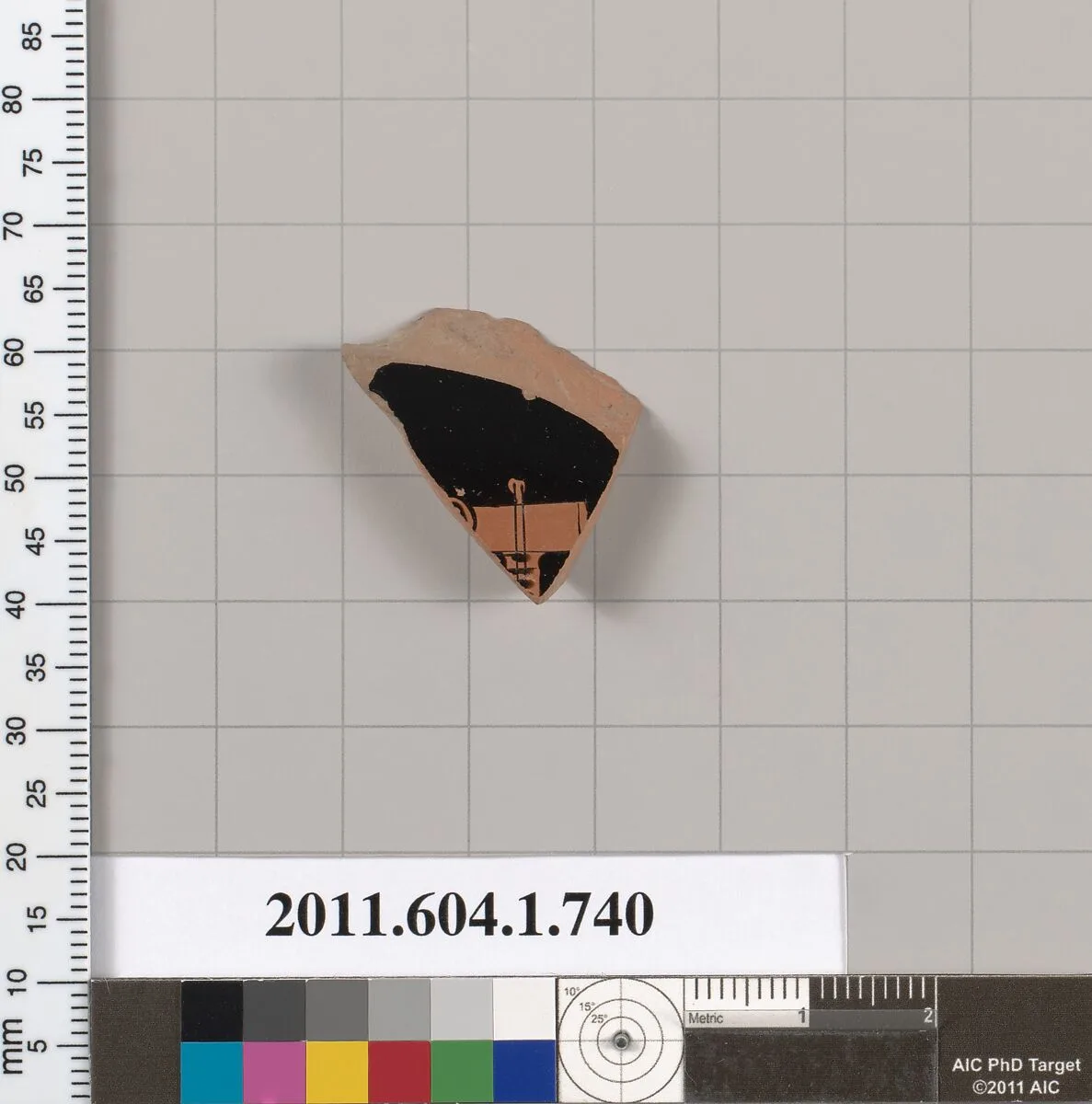 Terracotta fragment of a kylix (drinking cup) — Unknown
