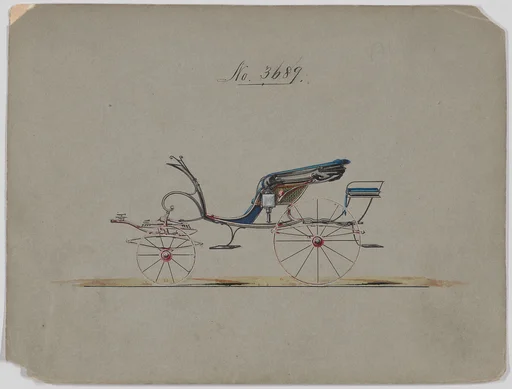 Design for Pony Phaeton, no. 3689