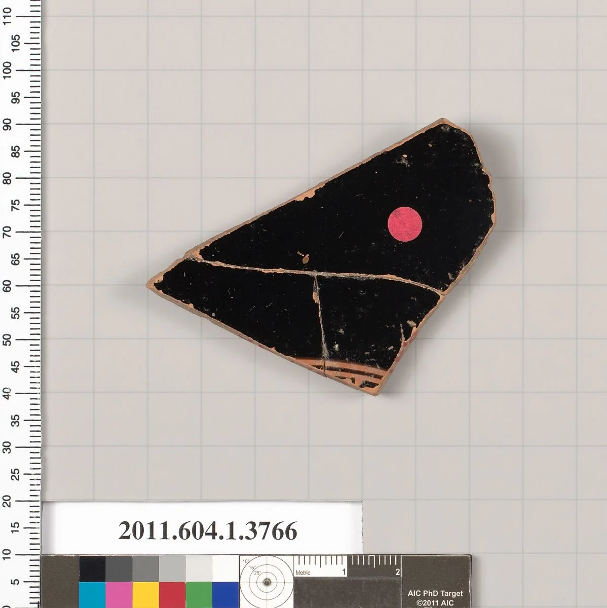 Terracotta fragment of a kylix (drinking cup) — Unknown