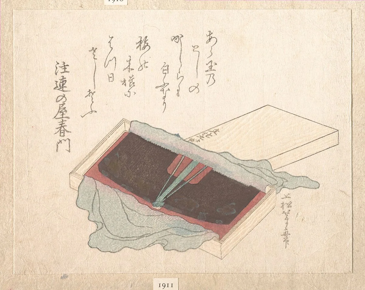 蒔絵櫛|Box with a Lacquer Comb — Uematsu Tōshū