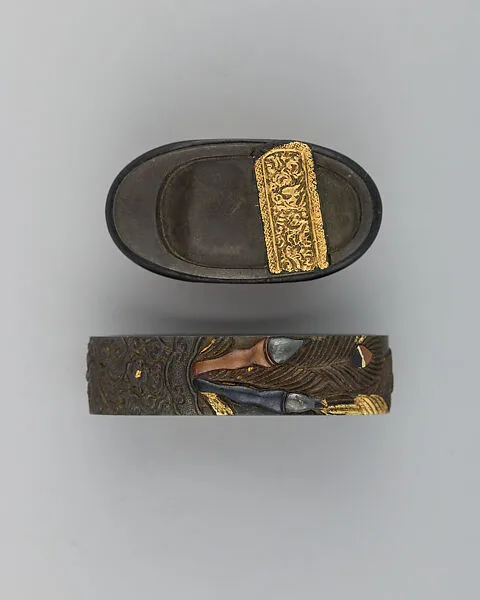 Sword-Hilt Collar and Pommel (Fuchigashira) — Unknown