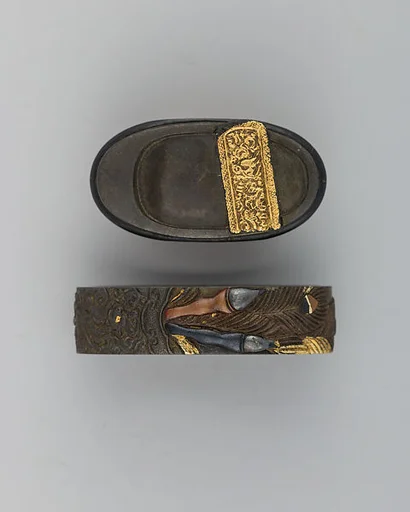 Sword-Hilt Collar and Pommel (Fuchigashira)