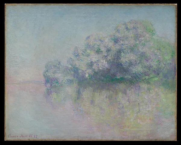Ile aux Orties near Vernon — Claude Monet