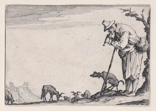 Le Berger Jouant de la Flute (The Shepherd Playing the Flute), from Les Caprices Series A, The Florence Set