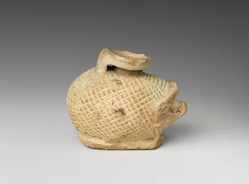 Aryballos (perfume jar) in the shape of a hedgehog