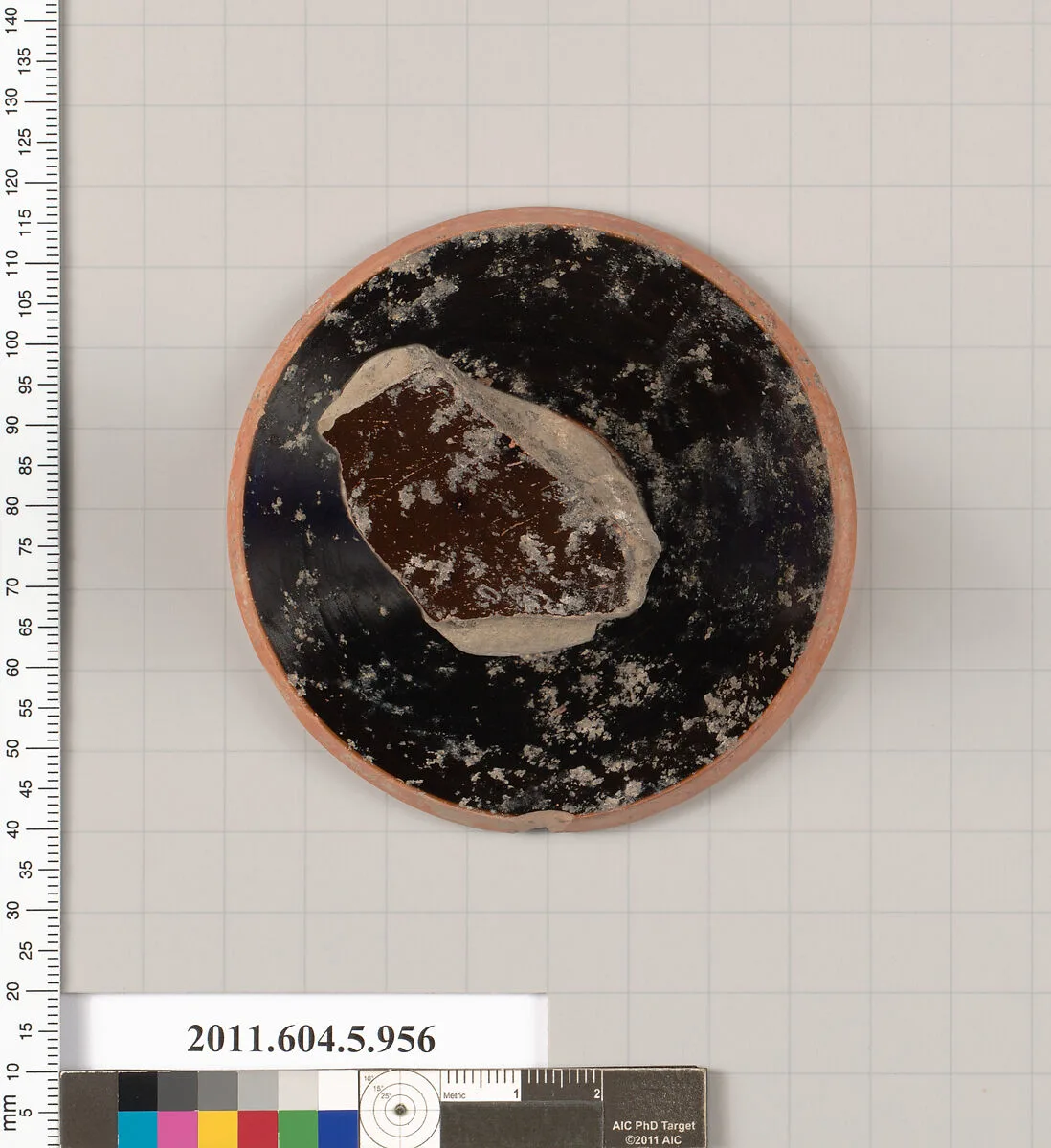 Terracotta fragment of a kylix (drinking cup) — Unknown
