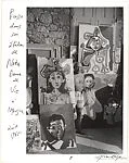 [Picasso in his Studio near Mougins, Notre-Dame-de-Vie]