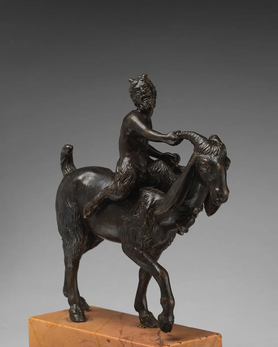 Satyr Riding a Goat — Andrea Briosco, called Riccio