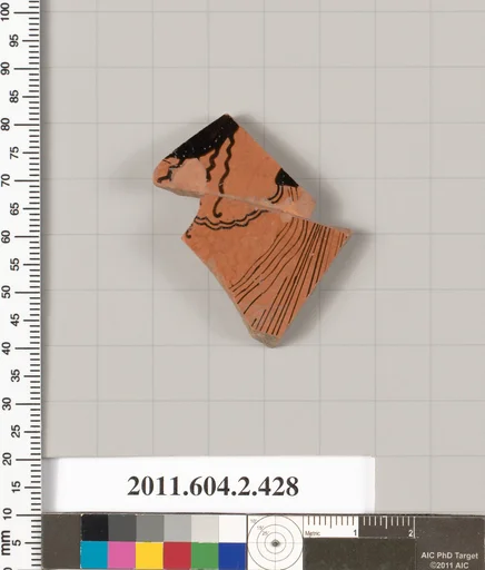 Terracotta fragment of a column-krater (bowl for mixing wine and water)