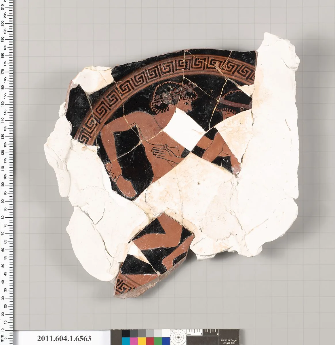 Terracotta fragment of a kylix (drinking cup) — Unknown