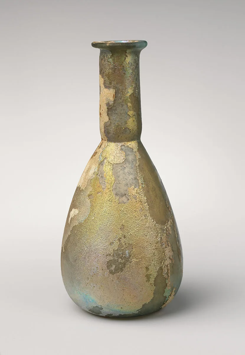 Glass perfume bottle — Unknown