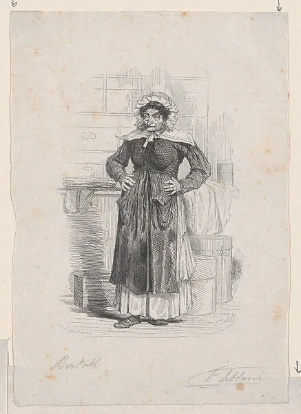 The Laundress — Félix Leblanc|Charles-Albert Arnoux Bertall