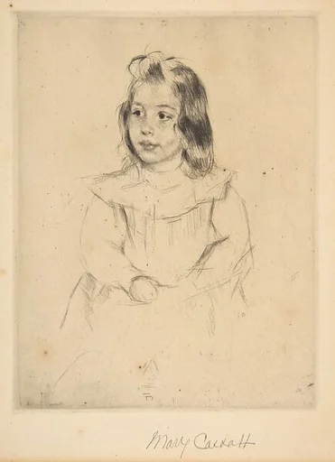 Simone with Clasped Hands Looking Left