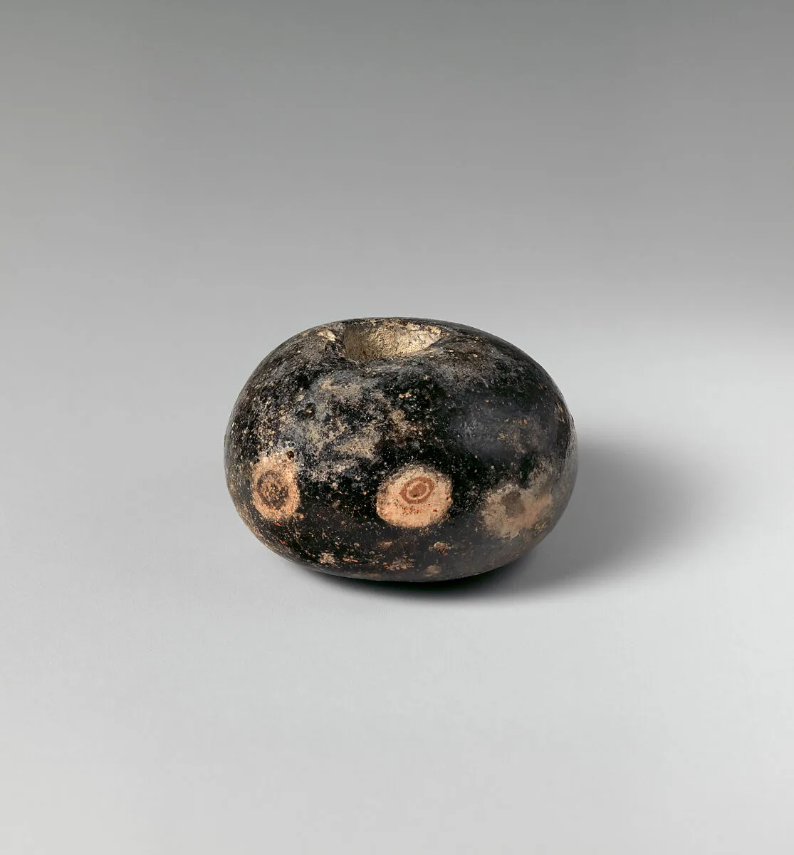 Glass eye bead — Unknown