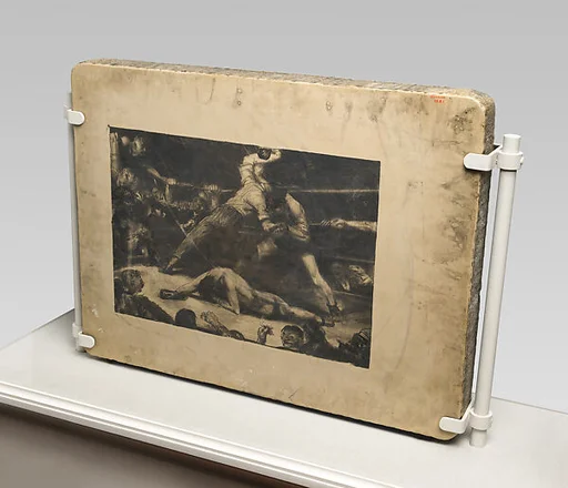 Dempsey and Firpo (recto); A Knock-Out, second state (Incident of the Ring) (verso)