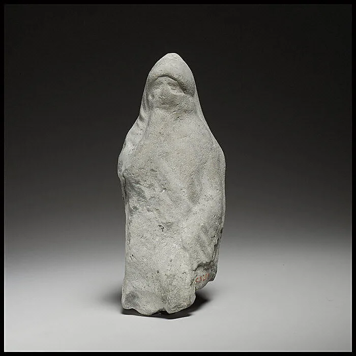 Terracotta statuette of a veiled woman — Unknown