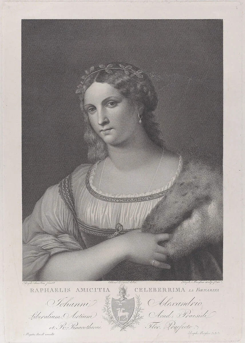 La Fornarina — Raphael Morghen|Pietro Ermini|Luigi Bardi|Raphael (Raffaello Sanzio or Santi)