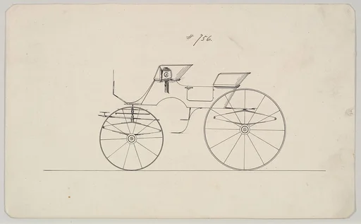 Design for 4 seat Phaeton, no top, no. 756