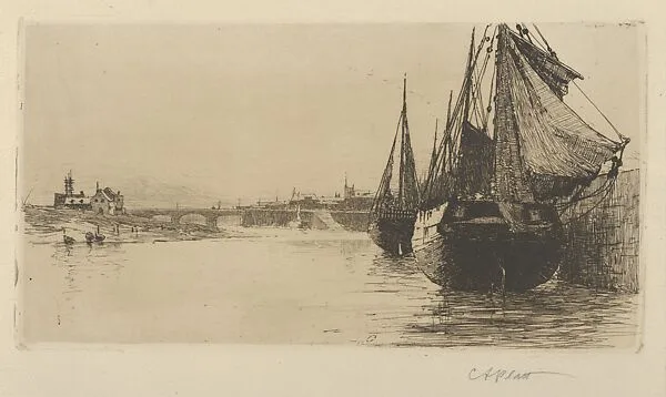 Evening, Trouville — Charles Adams Platt