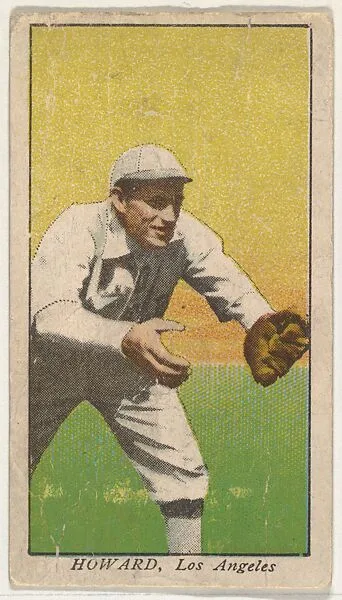 Howard, Los Angeles, from the "Obak Baseball Players" set (T212), issued by the American Tobacco Company to promote Obak Mouthpiece Cigarettes — American Tobacco Company