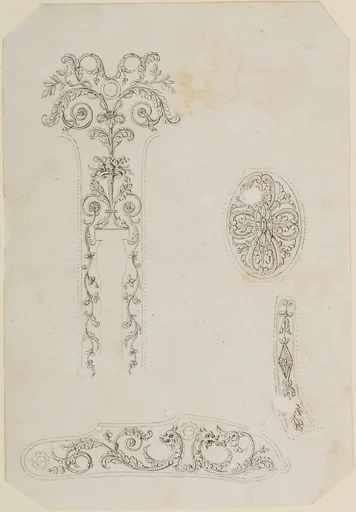 Four Designs for the Decoration of Firearms