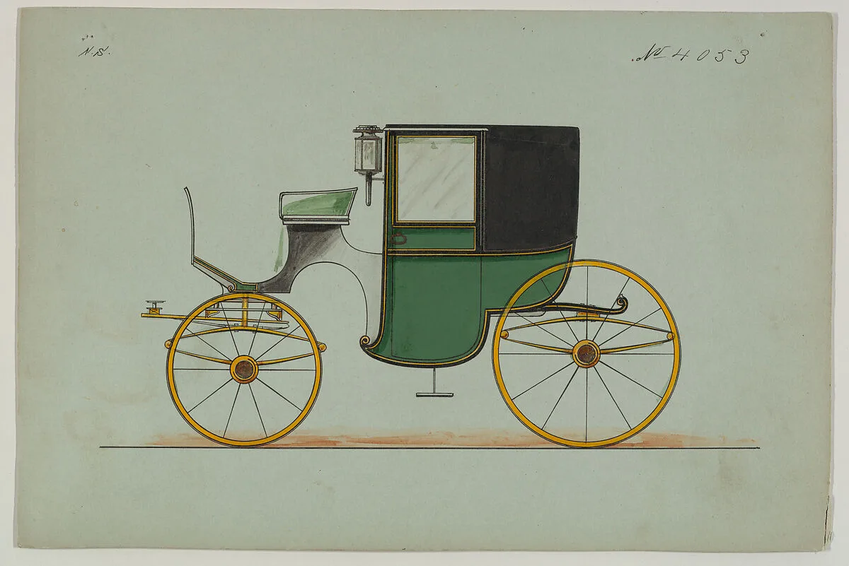 Design for Brougham, no. 4053 — Brewster & Co.|Herman Stahmer