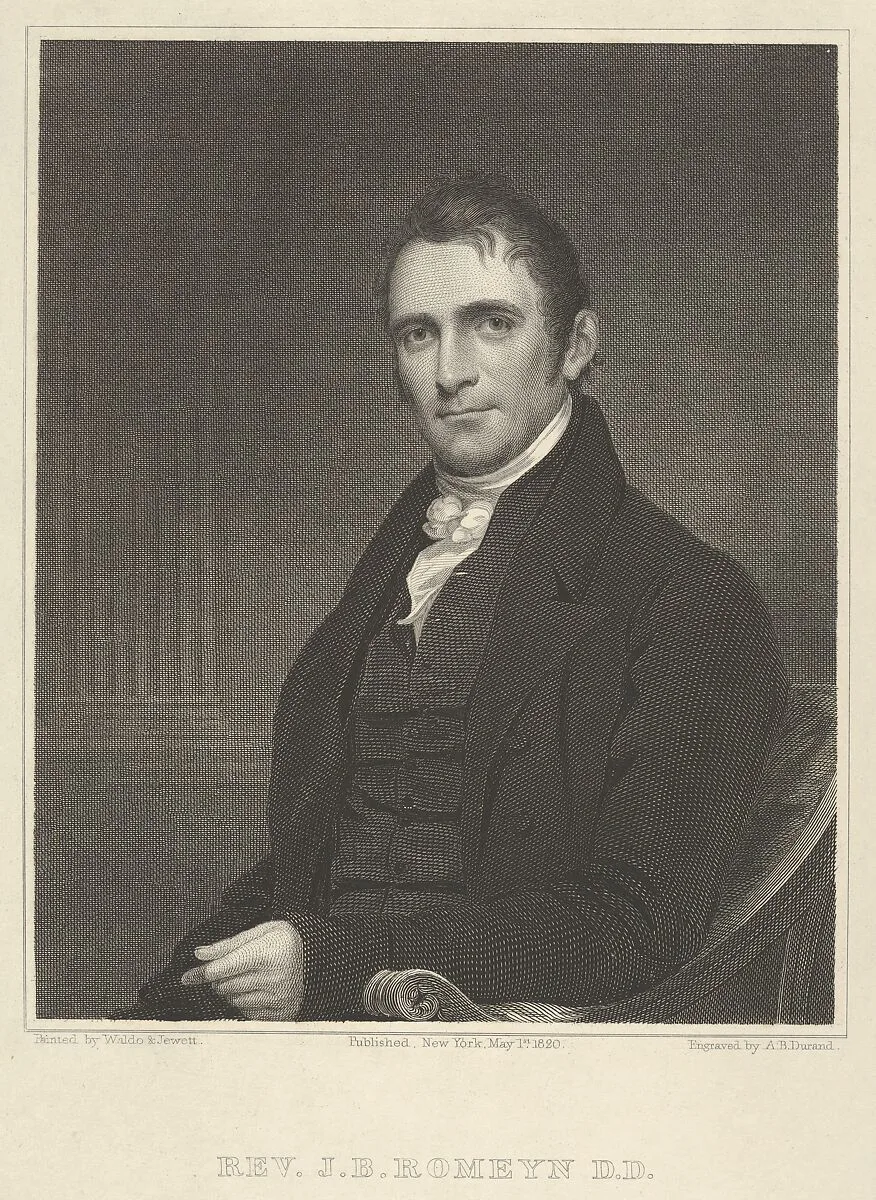 Rev. John Brodhead Romeyn, D. D. — Asher Brown Durand|Samuel Lovett Waldo|Rev. John Brodhead Romeyn