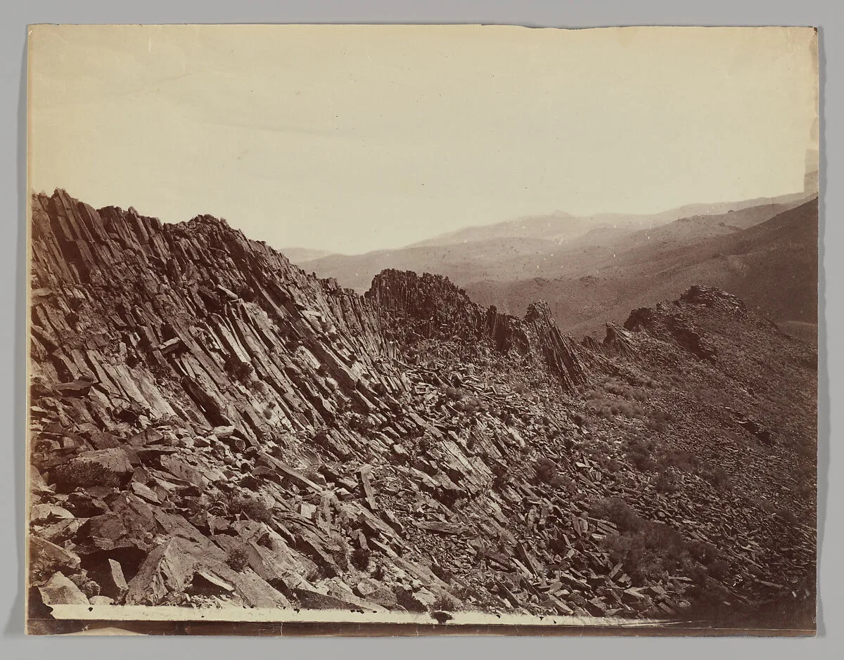 Volcanic Ridge, Trinity Mountains, Nevada — Timothy H. O'Sullivan