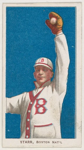 Starr, Boston, National League, from the White Border series (T206) for the American Tobacco Company