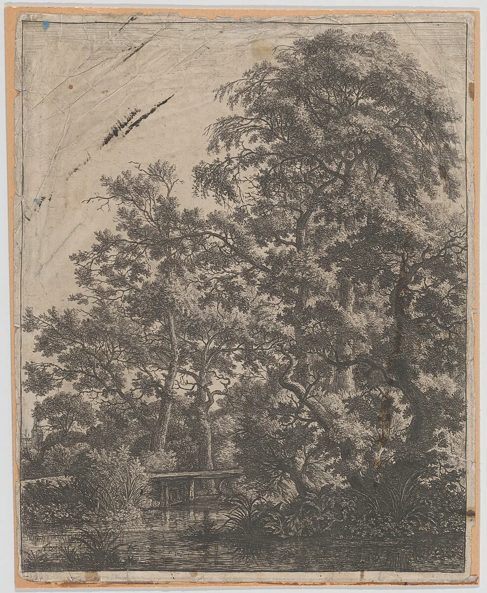 A Small Bridge over a Stream — Anthonie Waterloo