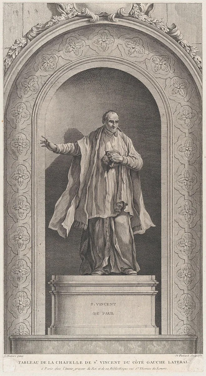 The Chapel of the Enfants-Trouvés in Paris: Saint Vincent de Paul — Charles Joseph Natoire|Etienne Fessard