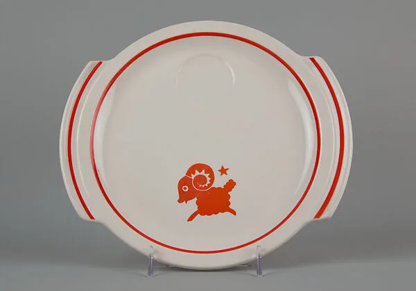 "Animal Kingdom" cake plate — Viktor Schreckengost|American Limoges China Company