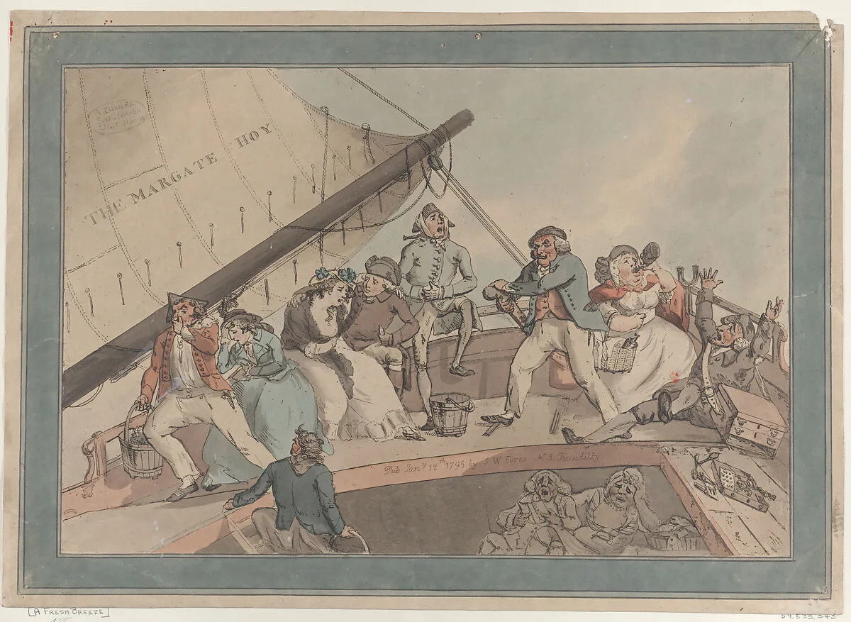 The Margate Hoy — Thomas Rowlandson|S. W. Fores|Charles Catton, Jr.