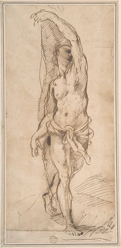 Nude Figure (Saint Sebastian?)