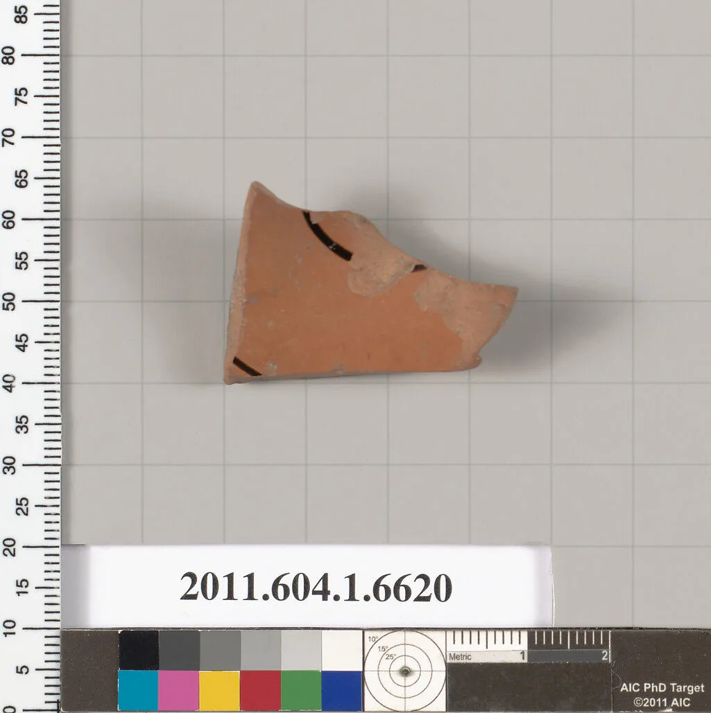 Terracotta fragment of a kylix (drinking cup) — Unknown