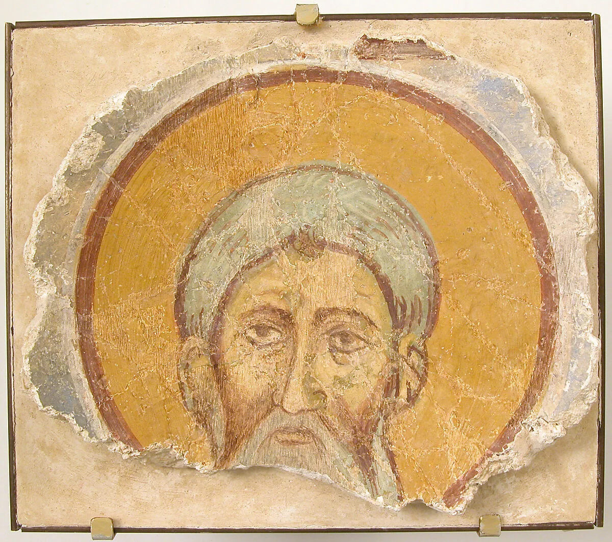 Wall Painting of a Male Saint — Unknown