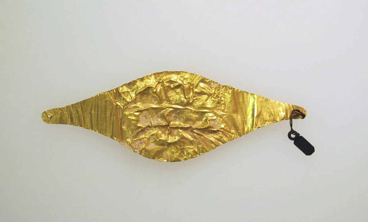 Mouth piece, funerary — Unknown