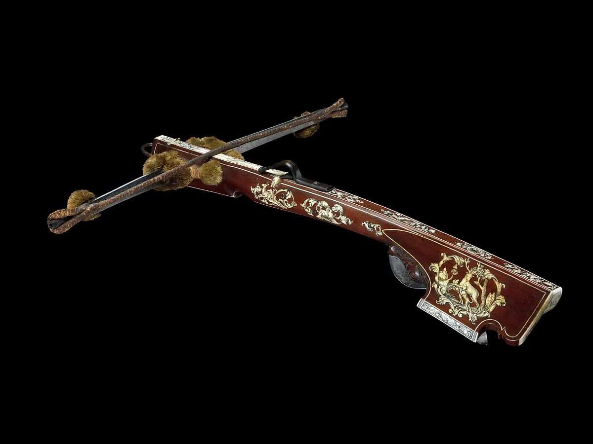 Small Crossbow (Schnepper), Probably for a Woman or Child — Johann Gottfried Hänisch the Elder