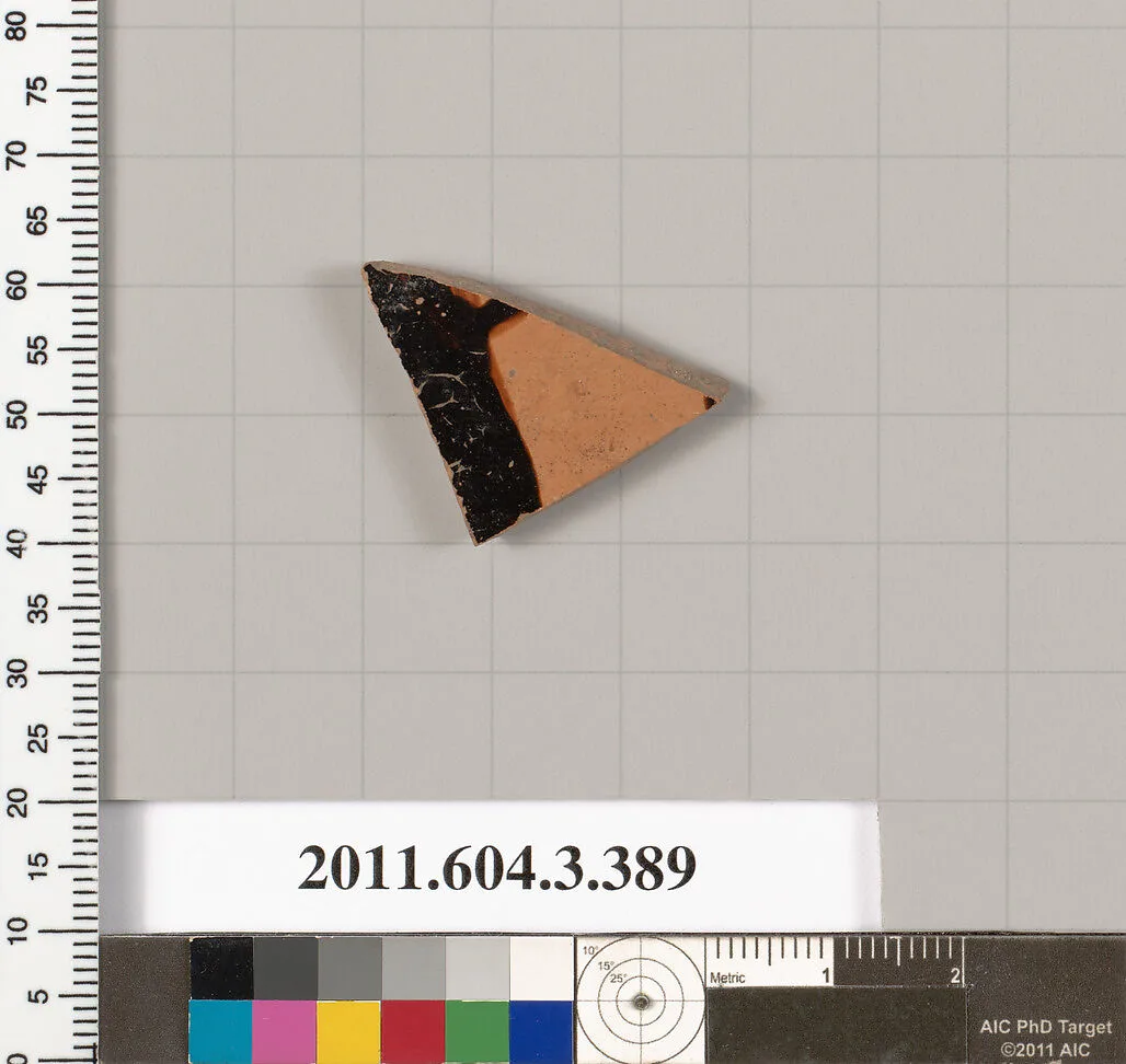 Terracotta fragment of a neck-amphora (jar) — Unknown