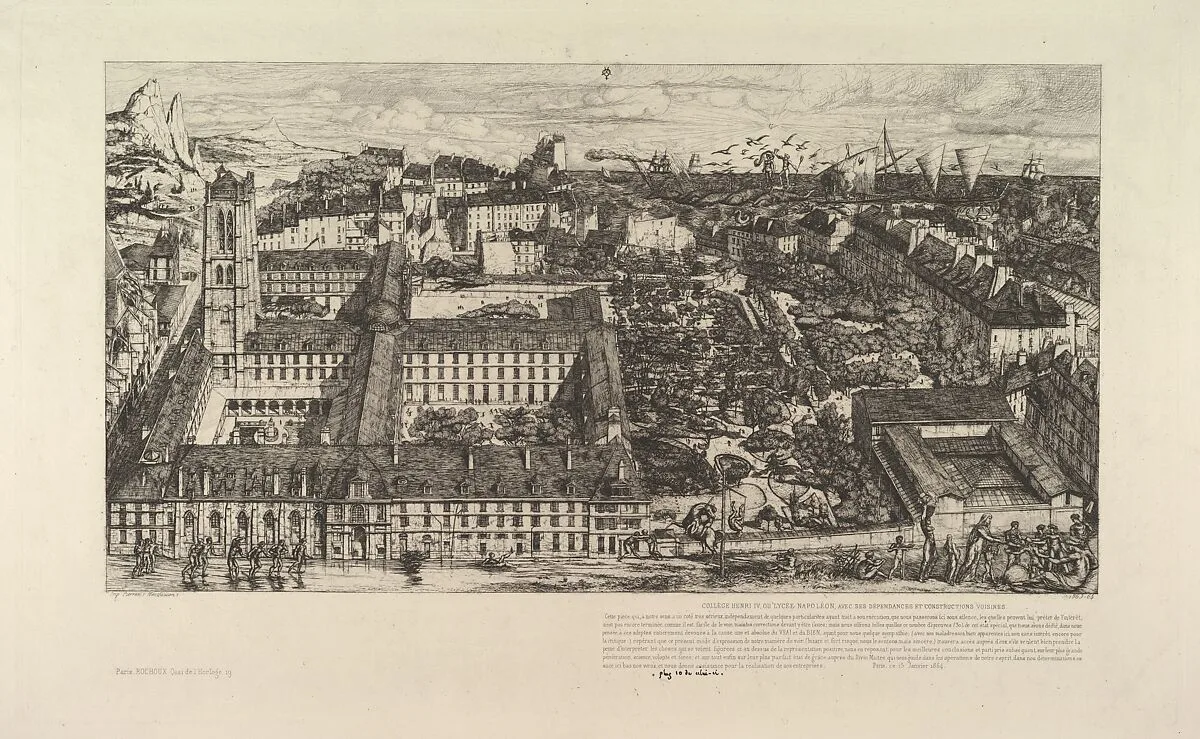 College Henri IV (ou Lycée Napoléon) — Charles Meryon