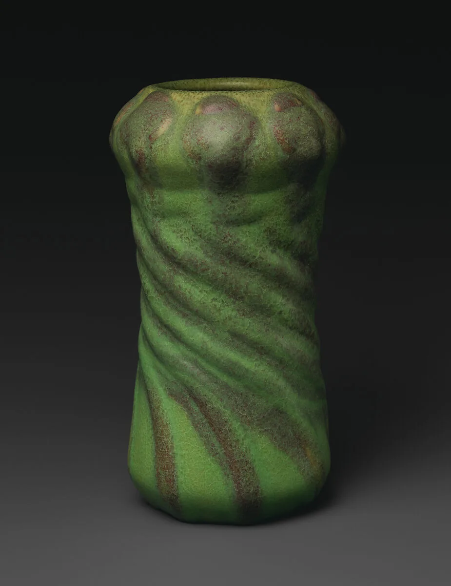 Vase with poppy seed pods — Van Briggle Pottery Company|Artus Van Briggle